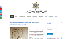Desktop Screenshot of elaynatobyart.com